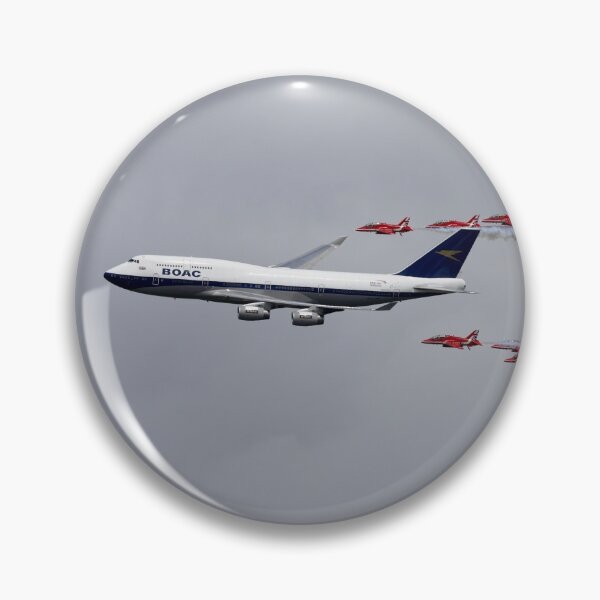 Item preview, BOAC liveried 747-400 flying with the Red Arrows designed and sold by Andy Harker.