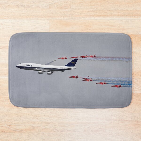 Item preview, BOAC liveried 747-400 flying with the Red Arrows designed and sold by Andy Harker.