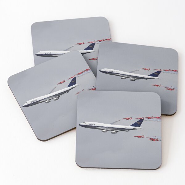 Item preview, BOAC liveried 747-400 flying with the Red Arrows designed and sold by Andy Harker.