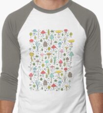 Mushrooms Baseball ¾ Sleeve T-Shirt