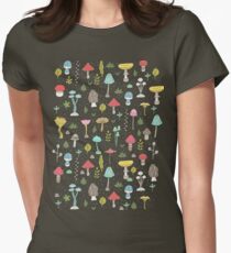 Mushrooms Women's Fitted T-Shirt