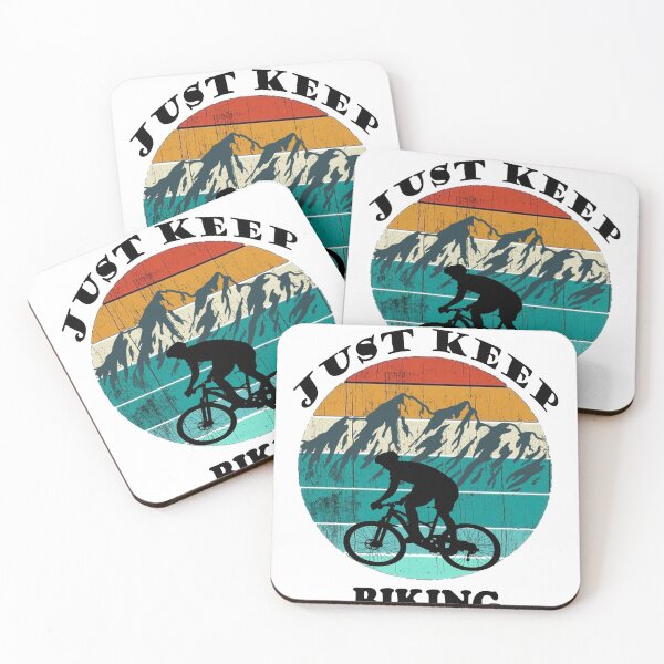 Item preview, Just Keep Biking designed and sold by TINASTORESHOPE.