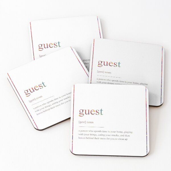 Item preview, GUEST 282 Watercolor Map Yoga Quote Definition Des designed and sold by vividpixelusa.