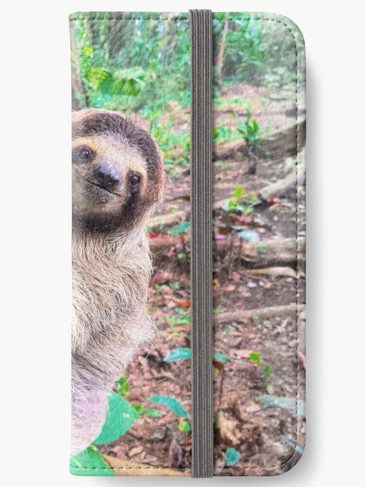 Baby sloth jungle rainforest Pura Vida Costa Rica cute sloths iPhone Wallet