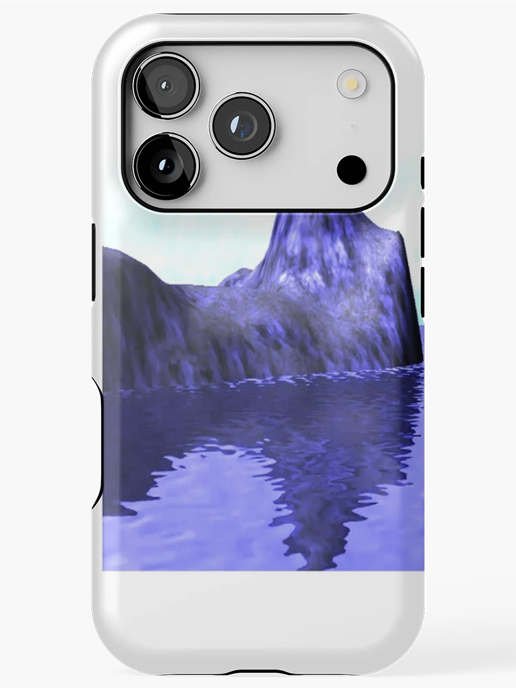 Thumbnail 1 of 4, iPhone Case, CLIFF RIVER SCENE designed and sold by CUTESTUFFnow.