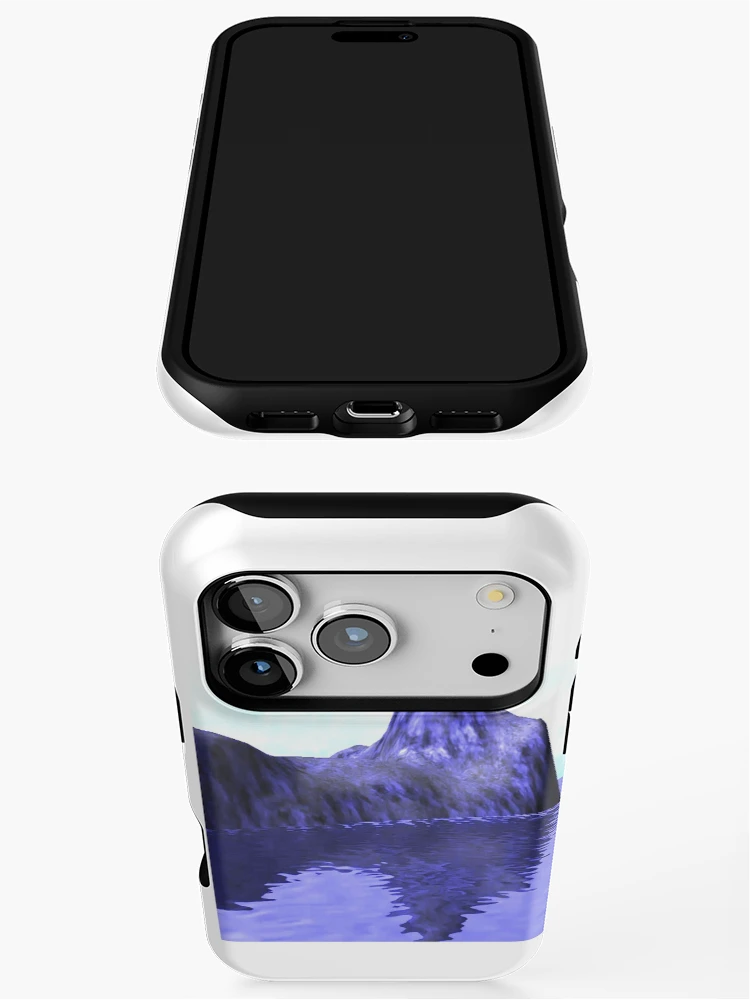 Thumbnail 3 of 4, iPhone Case, CLIFF RIVER SCENE designed and sold by CUTESTUFFnow.