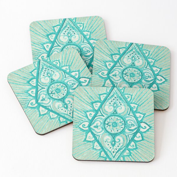 Item preview, Mint moroccan tile designed and sold by Carolin Bentbib.
