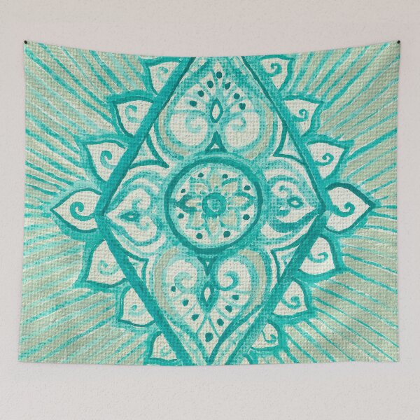 Item preview, Mint moroccan tile designed and sold by Carolin Bentbib.