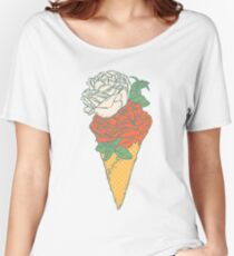 Rose ice cream Women's Relaxed Fit T-Shirt