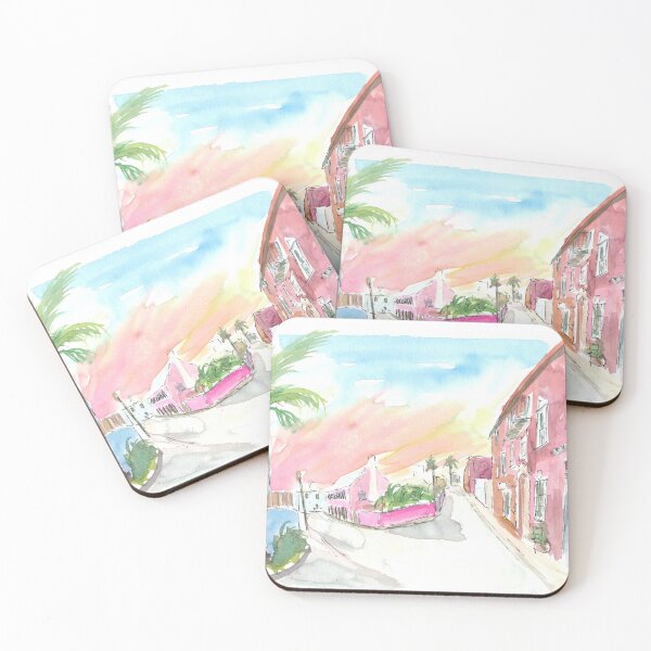 Item preview, Sunny Bermuda Street Scene In St George's designed and sold by artshop77.