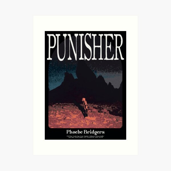 Phoebe Bridgers Punisher Alternative Album Poster Art Print for Sale by  albacinema