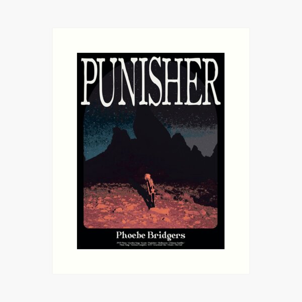 Punisher Phoebe Bridgers Poster Album Gift for Fans - Happy Place for Music  Lovers