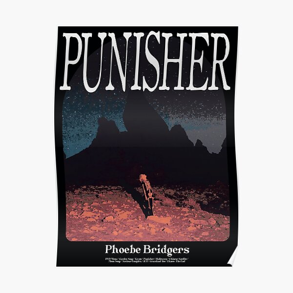 Phoebe Bridgers Punisher Alternatives Album Poster Poster