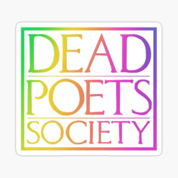 Item preview, Rainbow Dead Poets Society logo designed and sold by Gothicrelics.