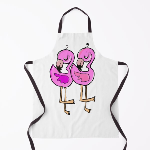 Item preview, Twin Flamingo Cute Doodle Drawing designed and sold by papaipapai198.