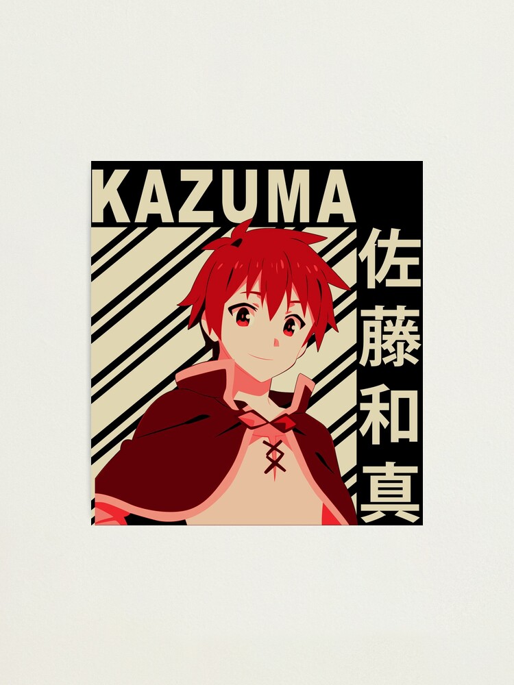 konsouba-Kono Subarashii Sekai ni Shukufuku wo-satou kazuma-sato kazuma  Greeting Card by WELCOMEVERYBODY