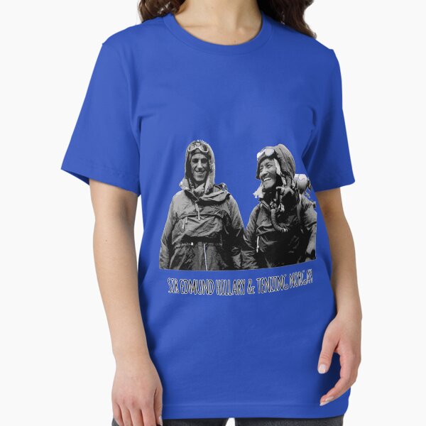 Vista previa del artículo con la obra «Sir Edmund Hillary y Tenzing Norgay», diseñado y vendido por ZuluHistoryTees.