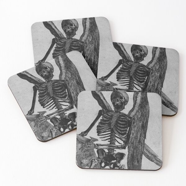 Item preview, Un esqueleto alado de Jacques Gamelin designed and sold by IndieArtDream.