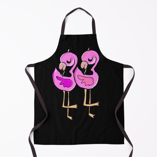 Item preview, Twin Flamingo Cute Doodle Drawing designed and sold by papaipapai198.