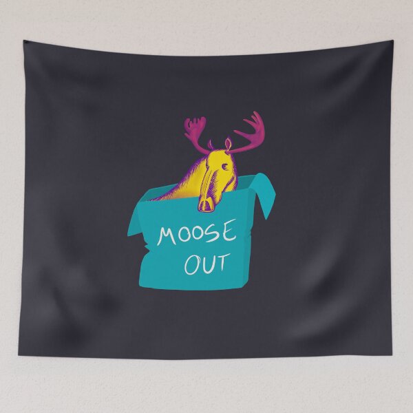 Item preview, Moose out – take your stuff and move out  designed and sold by Cat N' Doodles.