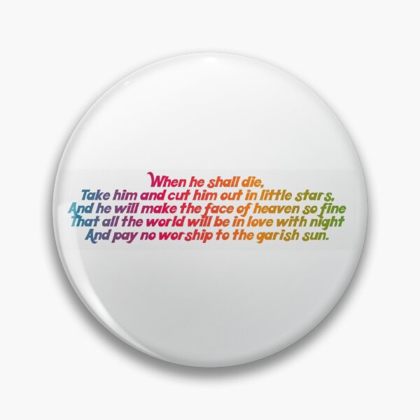 Item preview, Shakespeare Romeo and Juliet Quote designed and sold by Gothicrelics.
