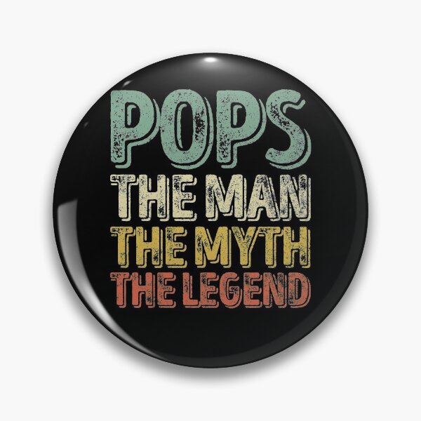 Item preview, Pops The Man The Myth The Legend Shirt Funny Christmas Gift designed and sold by KuznecovaDesign.