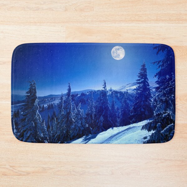 Item preview, Full Moon Winter Deep Forest designed and sold by JTS STORE.