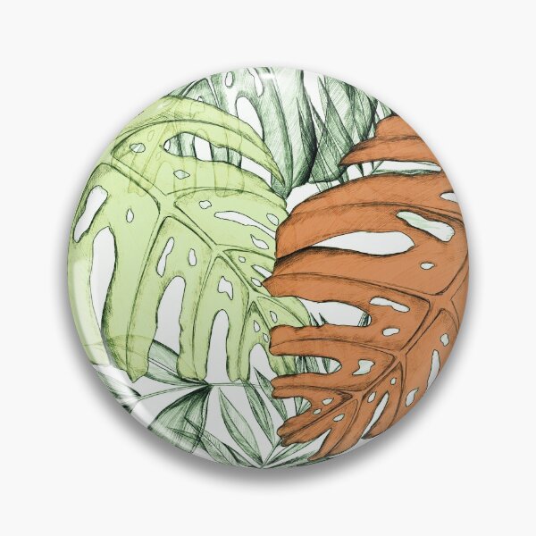 Item preview, Monstera leaves Pattern, Botanical Greenery, leaf designed and sold by patternme.