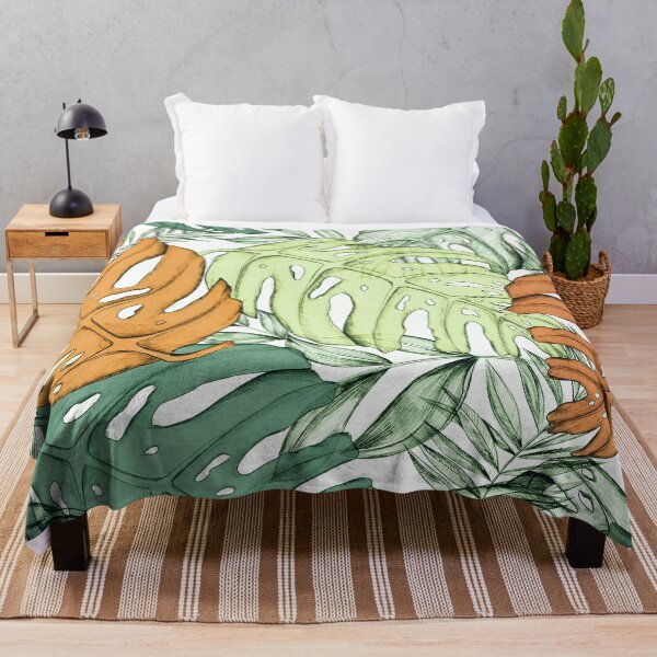 Item preview, Monstera leaves Pattern, Botanical Greenery, leaf designed and sold by patternme.