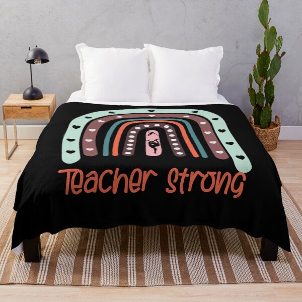 Artikelvorschau, Tanzlehrerin stark für Frauen, Vintage-Boho-Lehrerin, Regenbogen-Kindergärtnerin entworfen und verkauft von Akmloza.