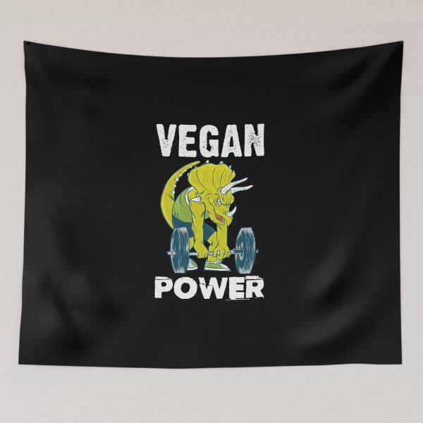 Item preview, Vegan Power Strongman Deadlift designed and sold by Nessshirts.