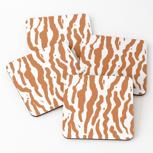 Item preview, Orange and white zebra stripes designed and sold by dovedesign.