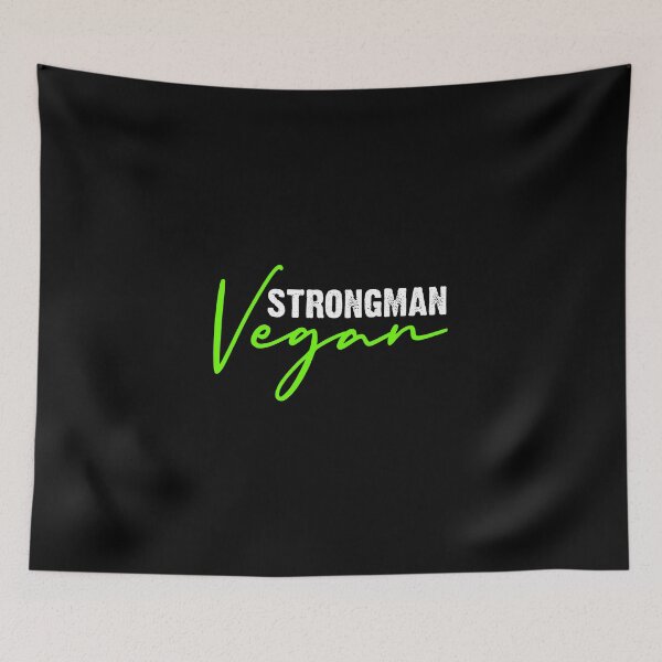 Item preview, Vegan Strongman Gym Gift designed and sold by Nessshirts.