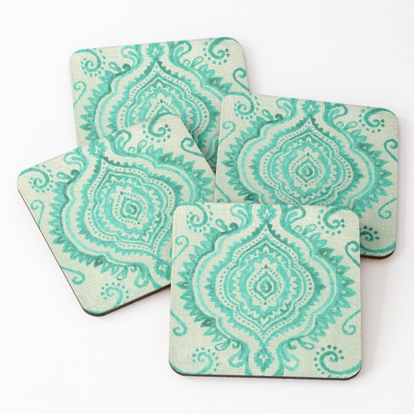 Item preview, Green moroccan tile designed and sold by Carolin Bentbib.