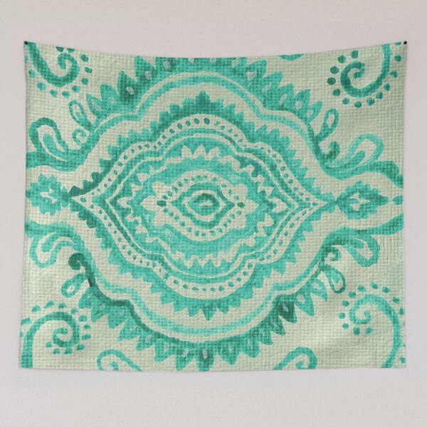 Item preview, Green moroccan tile designed and sold by Carolin Bentbib.