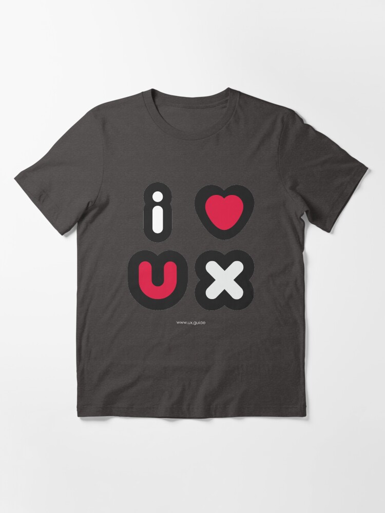 Alternate view of I Heart UX Essential T-Shirt
