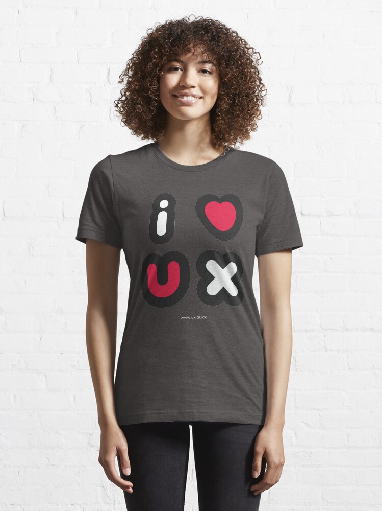 Alternate view of I Heart UX Essential T-Shirt