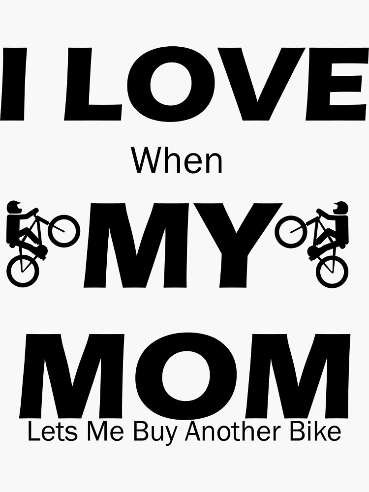 Mom sticker for deals bike