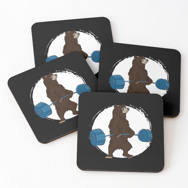Item preview, Deadlifting Strongman Bear designed and sold by Nessshirts.