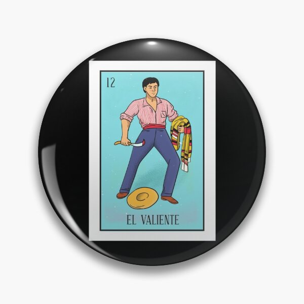 Artikelvorschau, El Valiente Lottery Card Gift The Brave Card Mexican Lottery Gear entworfen und verkauft von DynamicDesign.