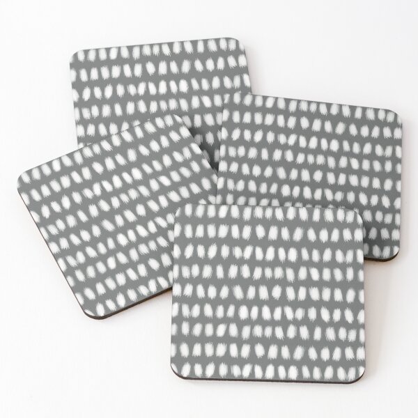 Item preview, Brush Strokes Pattern - Grey and White designed and sold by DeStract.