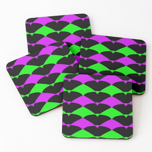 Aperçu de l'œuvre Ventilateurs violet et vert créée et vendue par NKW1709.