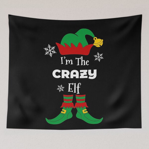 Item preview, I'm the CRAZY Elf Family Matching Christmas Gift designed and sold by CHday.