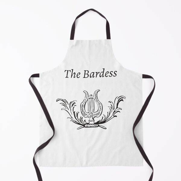 Item preview, The Bardess with Antique Harp Image - For Women Harpists, Artists, Poets, Musicians designed and sold by Vintage-TM.