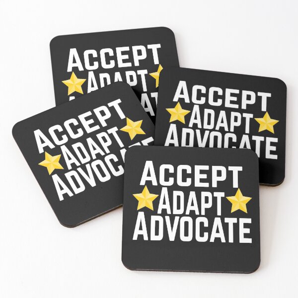 Item preview, Accept Adapt Advocate ( White Font ) designed and sold by salmannoor.