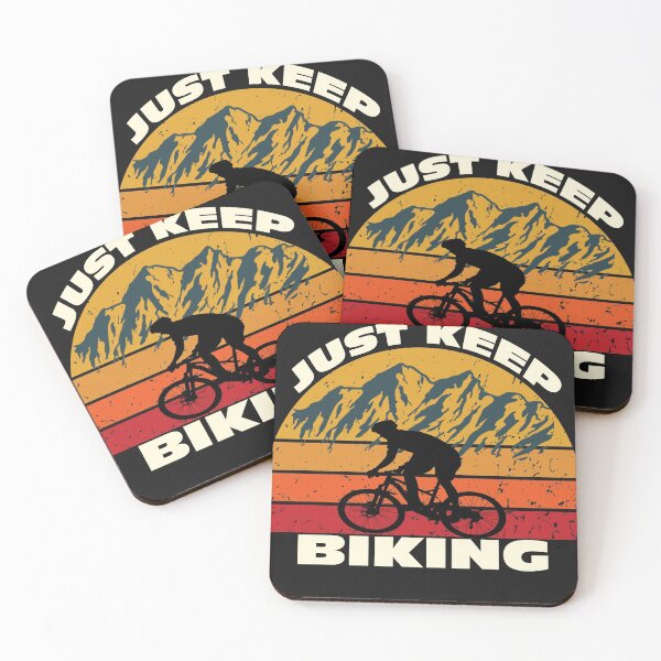 Item preview, Just Keep Biking designed and sold by TINASTORESHOPE.