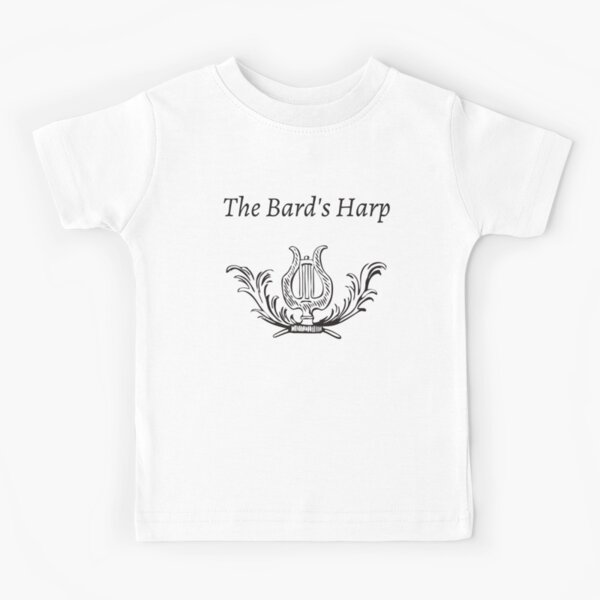 Item preview, The Bard's Harp with Antique Harpe Image - For Musicians and Harpists designed and sold by Vintage-TM.