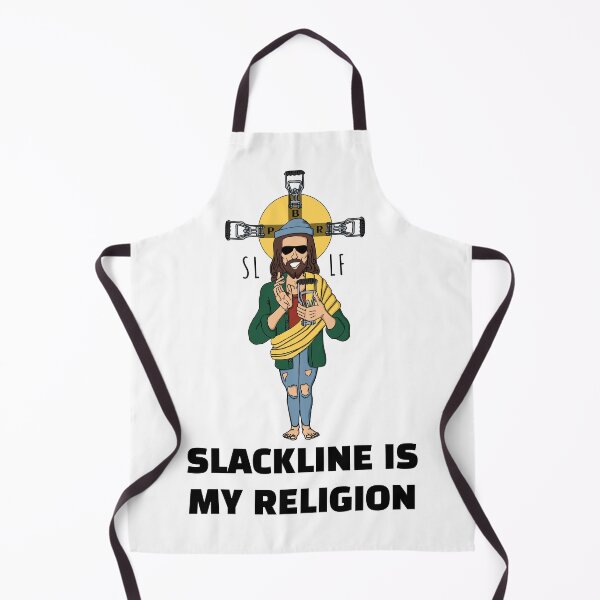 Item preview, Jesus Slackline, black labels designed and sold by Efimova-Ink.
