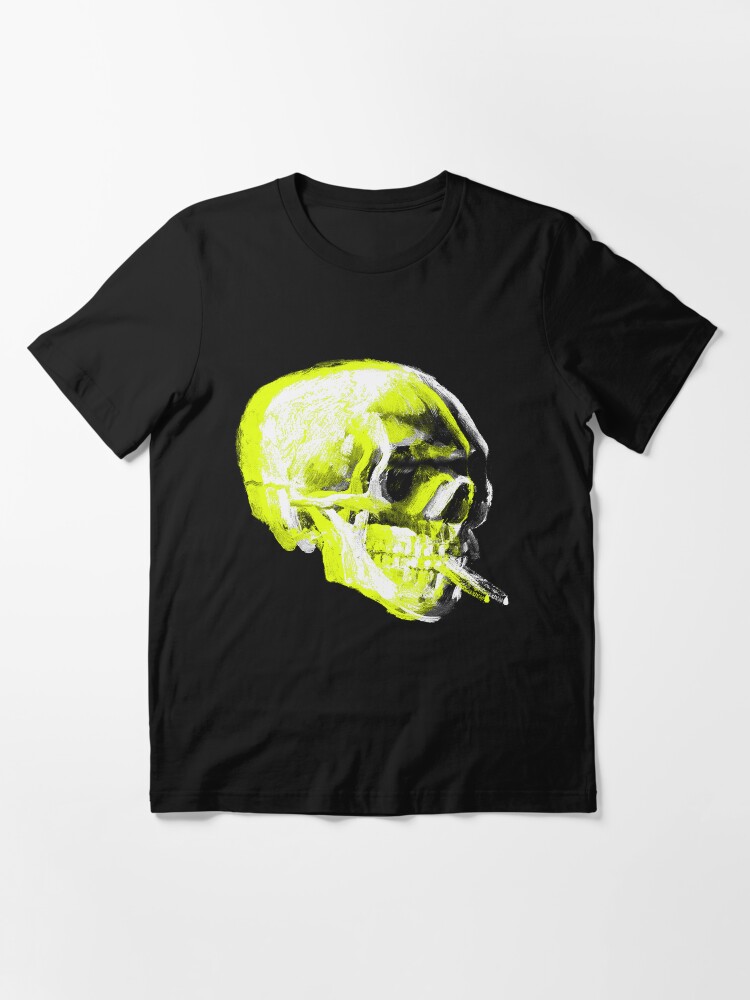 van gogh skull with cigarette shirt