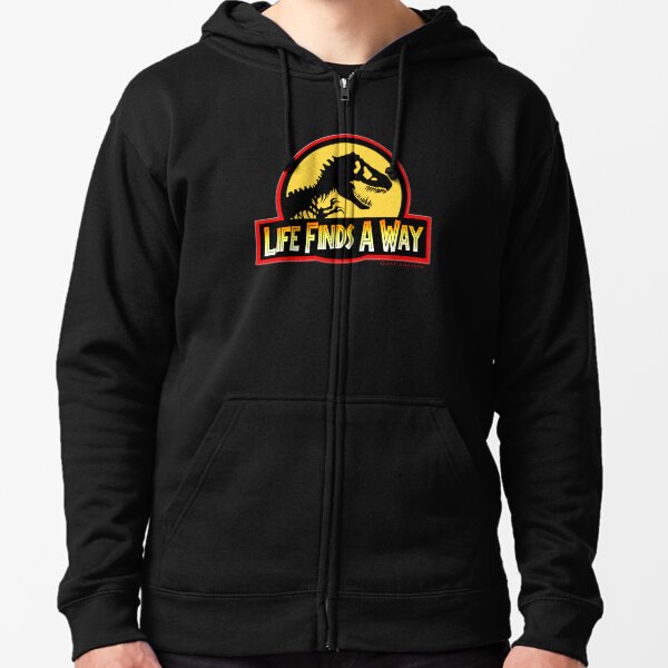 LIFE FINDS A WAY Zipped Hoodie